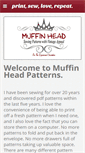 Mobile Screenshot of muffinheadpatterns.com